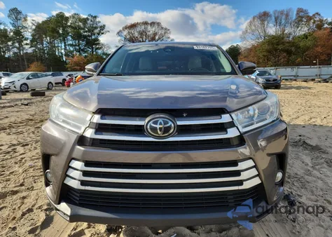 2017 Toyota Highlander Le из США, поврежденный, VIN 5TDBZRFH4HS468564